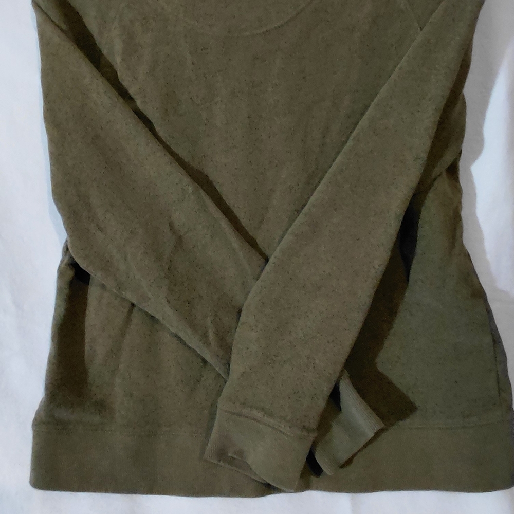 Life Is Good Green Sweatshirt with Heart Graphic - Picture 7 of 11